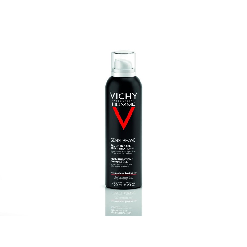 VICHY HOMME GEL-CREMA DE AFEITAR SIN JABON PIEL SENSIBLE 150 ML