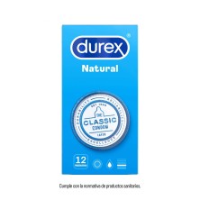 DUREX NATURAL PLUS PRESERVATIVOS 12 UNIDADES