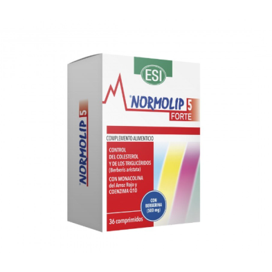 NORMOLIP 5 FORTE 36 COMPRIMIDOS