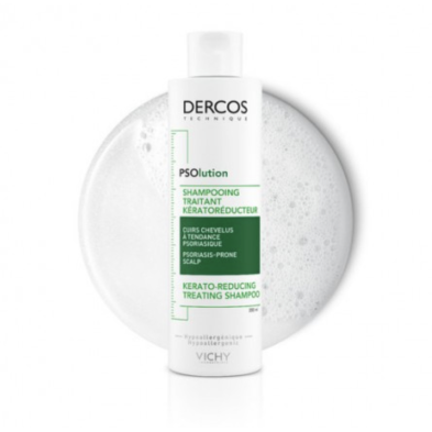DERCOS CHAMPU KERATORREDUCTOR PSOLUTION 1 TUBO 200 ML