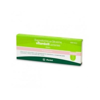 Supositorio Glicerina Vilardell para Lactantes