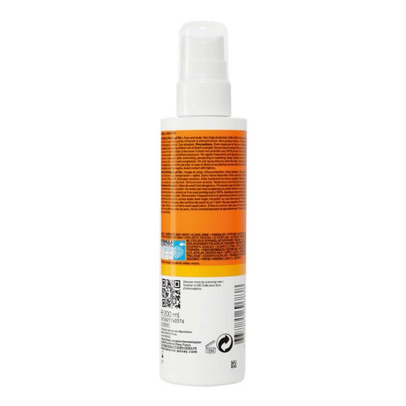 ANTHELIOS SPF 30+ ALTA PROTECCION SPRAY 200 ML LA ROCHE POSAY