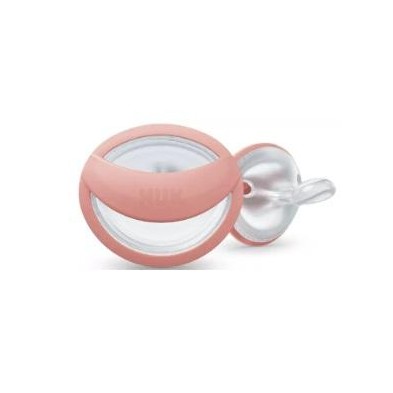 CHUPETE SILICONA NUK MOMMY FEEL 0 - 9 MESES 1 UNIDAD ROJO