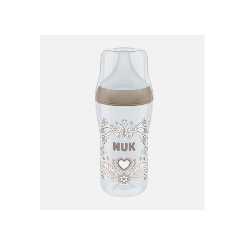 BIB SILICONA NUK PERFECT MATCH FLUJO M 1U 260 ML CORAZON