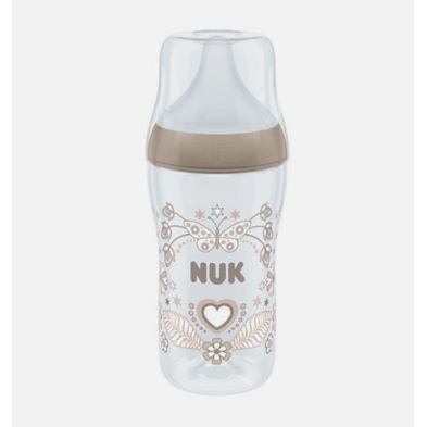 BIB SILICONA NUK PERFECT MATCH FLUJO M 1U 260 ML CORAZON