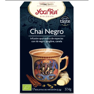 YOGI TEA CHAI NEGRO