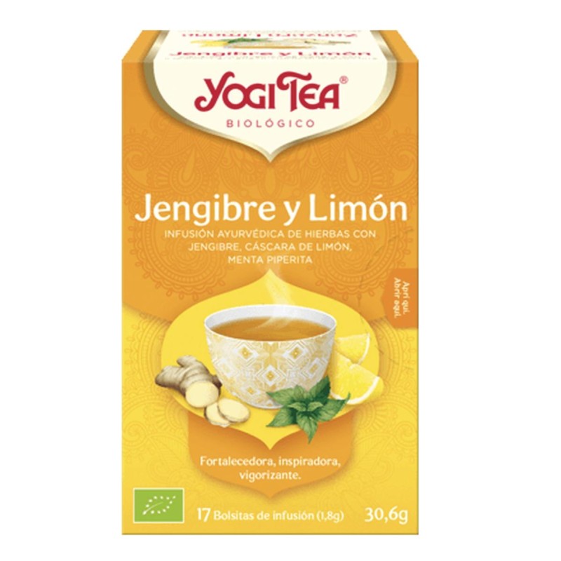 YOGI TEA JENGIBRE Y LIMON