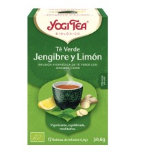 YOGI TEA TÉ VERDE JENGIBRE Y LIMON