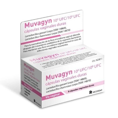 MUVAGYN 8 CAPSULAS VAGINALES