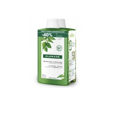 KLORANRE PACK DUO CHAMPU ORTIGA 400 ML