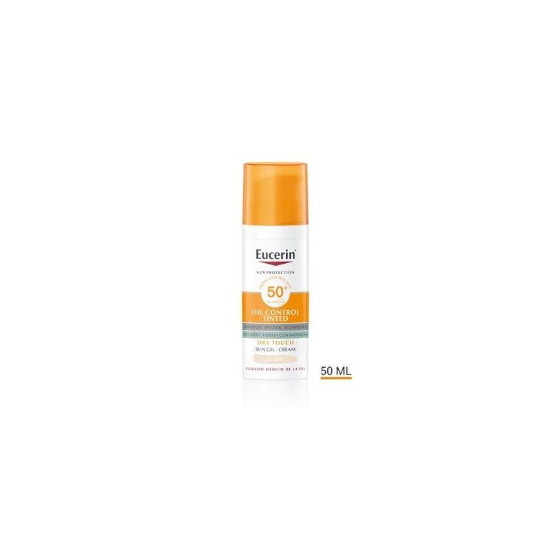 EUCERIN SUN SPF 50+ OIL CONTROL TINTED 1 50 ML CLARO