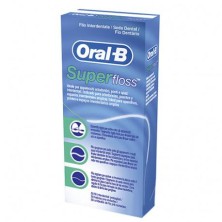 ORAL-B SUPERFLOSS SEDA DENTAL 50 UNIDADES