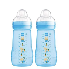 BIBERON MAM EASY ACTIVE 270 ML AZUL PACK DOBLE