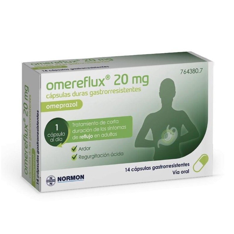 OMEREFLUX 20 MG 14 CAPSULAS GASTRORRESISTENTES