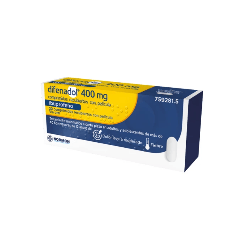 Difenadol 400 mg 20 comprimidos