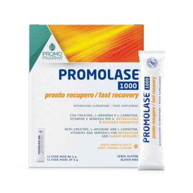 PROMOLASE 1000  PRONTA RECUPERC 12 STICK 5G NARANJA DULCE