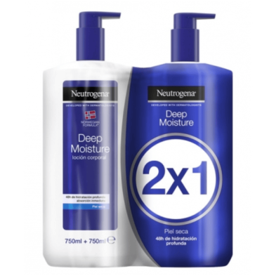 NEUTROGENA CORP HID PROF LOCION 750+750 2 ENVASES NEW