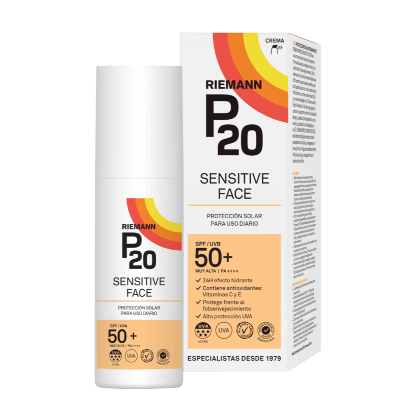 P20 FACE SENSITIVE SPF50+ 1 ENVASE 50 ML