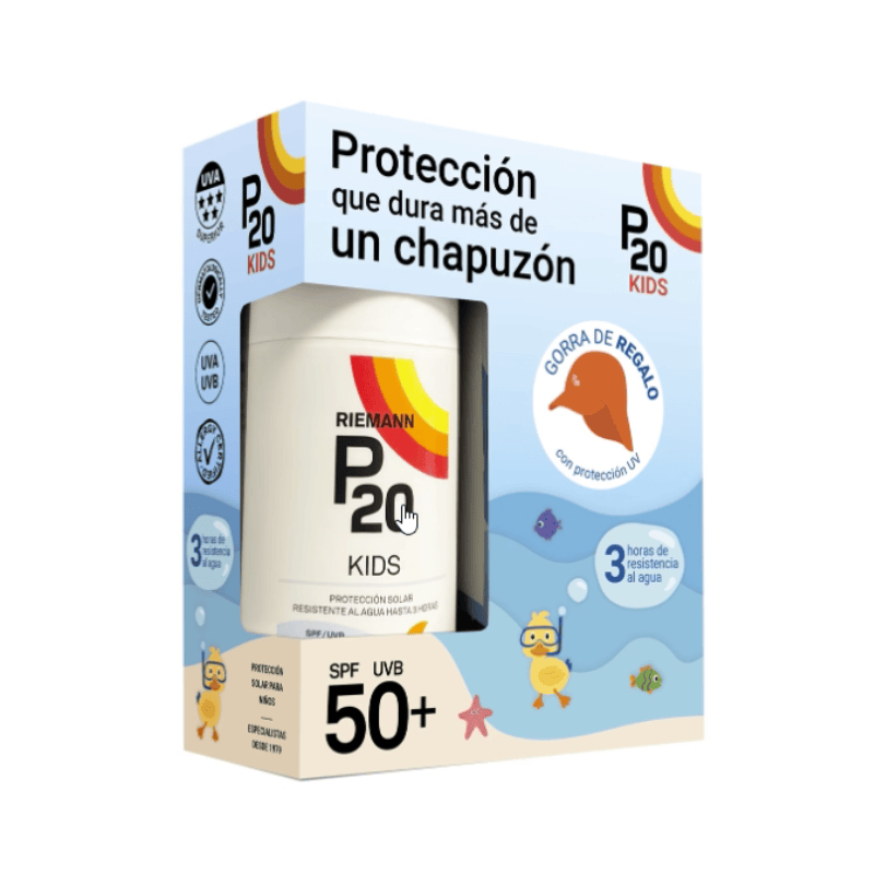 P20 SPF50+ PROT SOLAR NIÑOS 200 ML+GORRA