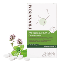 PRANAROM AROMAFORCE GARGANTA 21 PASTILLAS