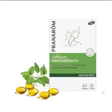 PRANAROM AROMAFORCE NARIZ GARGANTA 30 CAPSULAS