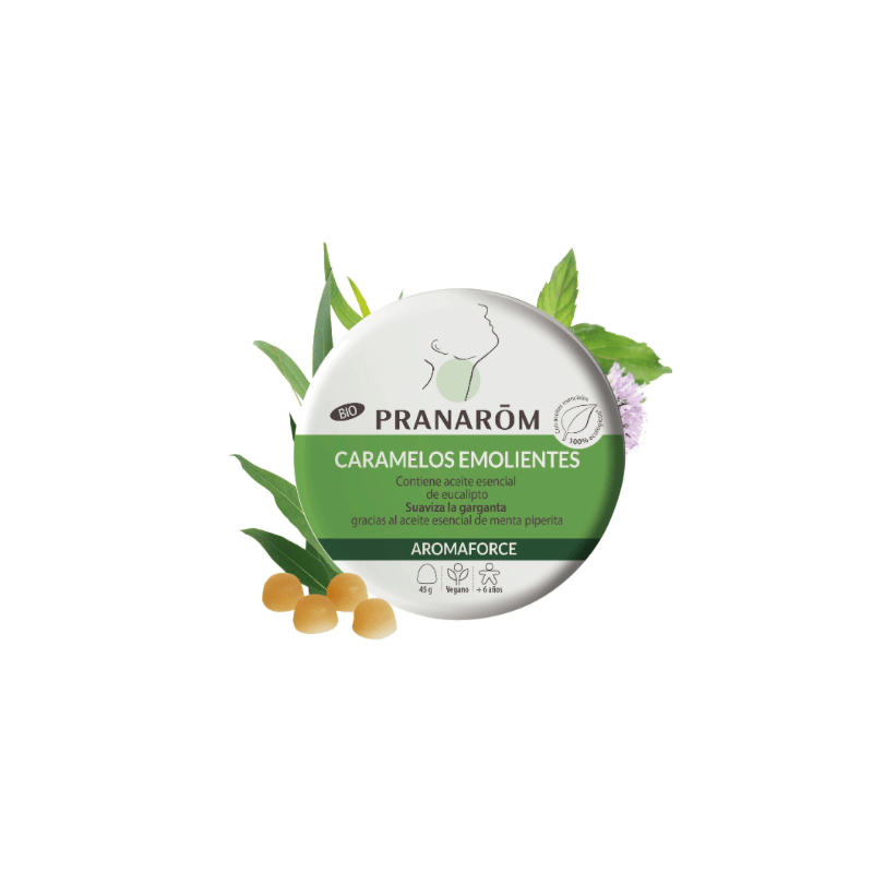 PRANAROM AROMAFORCE CARAMELOS EMOLI 45 G MIEL LIMON