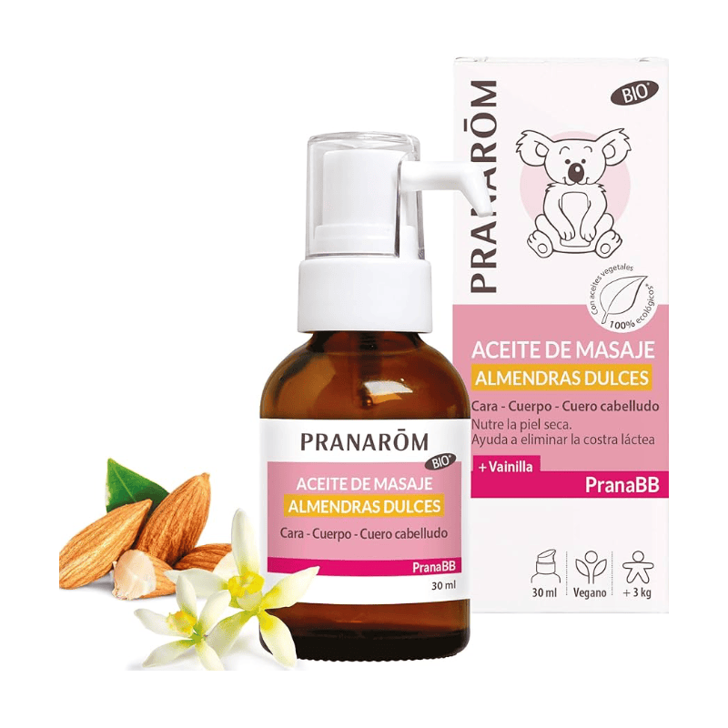 PRANAROM PRANABB ACEITE DE MASAJE ALMEN DUL BIO 30 ML