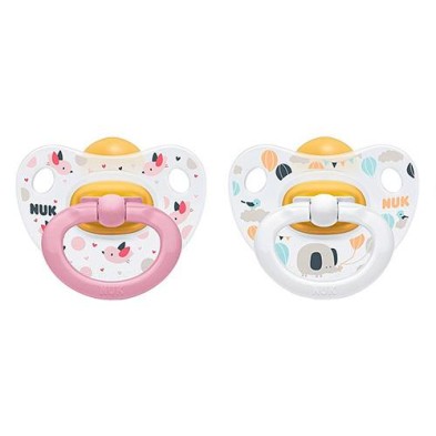 CHUPETE LATEX NUKETE HAPPY KIDS TALLA 3 2 UNIDADES 18-36M