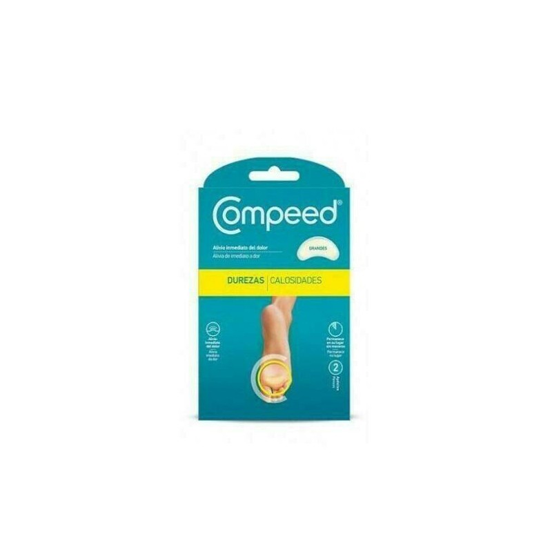 COMPEED DUREZAS HIDROCOLOIDE TALLA GRANDE 2 UNIDADES