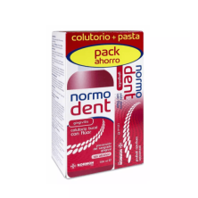 NORMODENT GINGIVITIS PACK COLUTORIO/ PASTA 500 ML +  125 ML