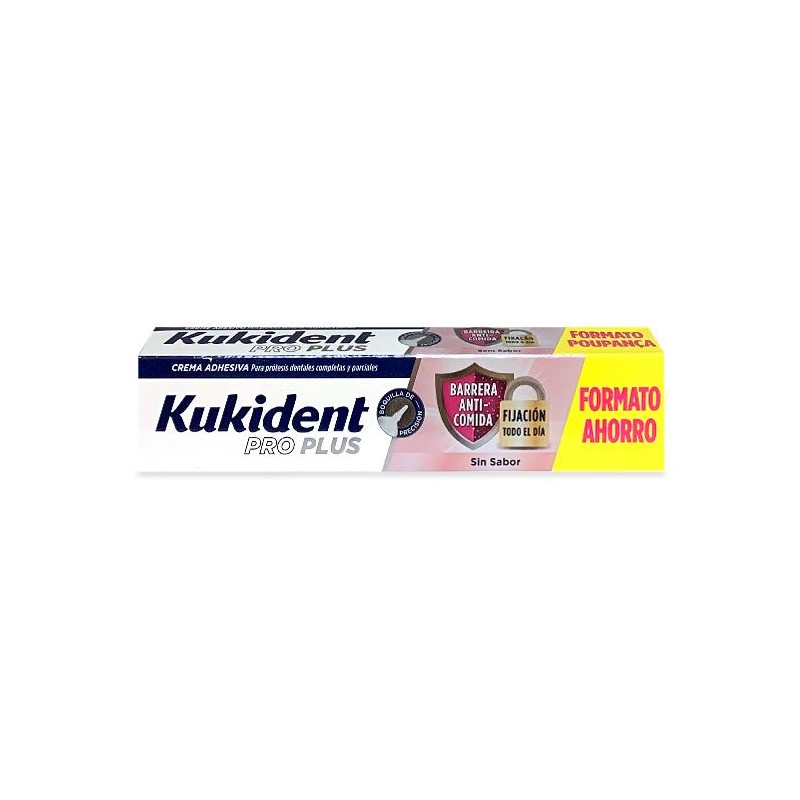 KUKIDENT PRO PLUS ANTICOMIDA SIN SABOR 57 GR