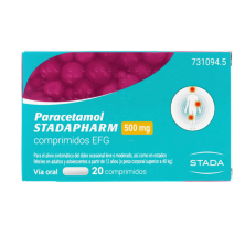 PARACETAMOL STADAPHARM EFG 500 MG 20 COMPRIMIDOS