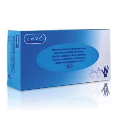 ALVITA GUANTES NITRIL S/P L IN
