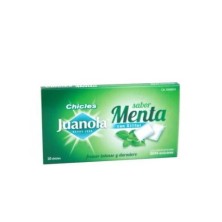 JUANOLA CHICLE 1.4 G 10 UNIDADES SABOR MENTA