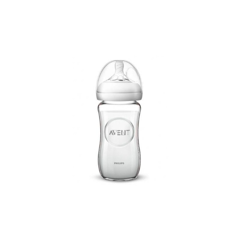BIBERON PP CRISTAL NATURAL PHILIPS AVENT 240 ML