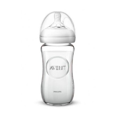 BIBERON PP CRISTAL NATURAL PHILIPS AVENT 240 ML