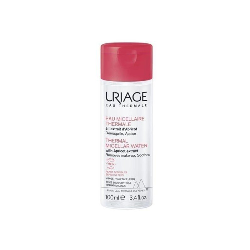 URIAGE AGUA MICELAR PIELES CON ROJECES 100 ML