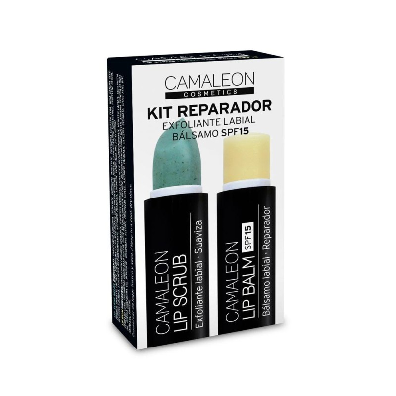CAMALEON LIP SCRUB MELON + BALSAMO REPARADOR