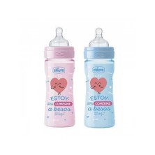 BIBERON CHICCO SILICONA MR WONDERFUL 250ML 2+MEDIUM
