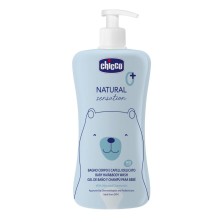 CHICCO NATURAL SENSATION GEL DE BAÑO Y CHAMPU 50