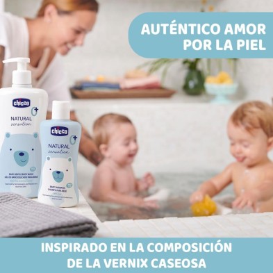 CHICCO NATURAL SENSATION GEL DE BAÑO Y CHAMPU 50