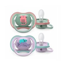 CHUPETE SILICONA AVENT SCF342 ULTRA AIR 6 - 18 M
