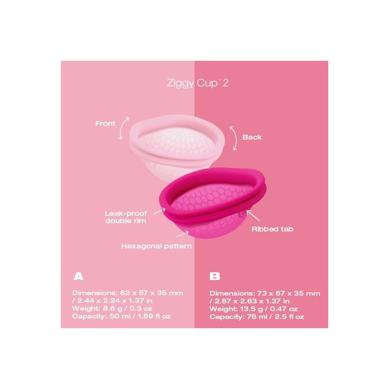 INTIMINA ZIGGY CUP COPA MENSTRUAL T-B