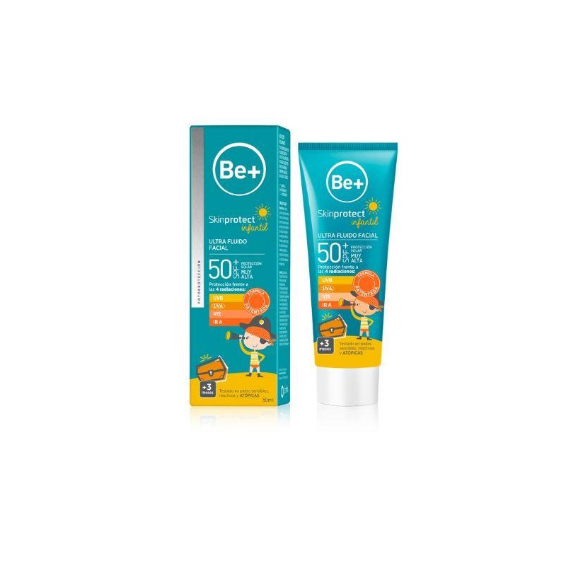 BE+ SKIN PROTECT ULTRAFLUIDO FACIAL SPF50+ INFANTIL