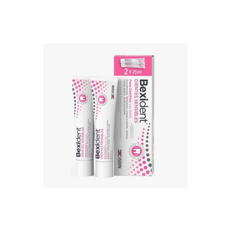 BEXIDENT SMILE&GO DIENTES SENSIBLES PASTA 2 ENVASES 25 ML