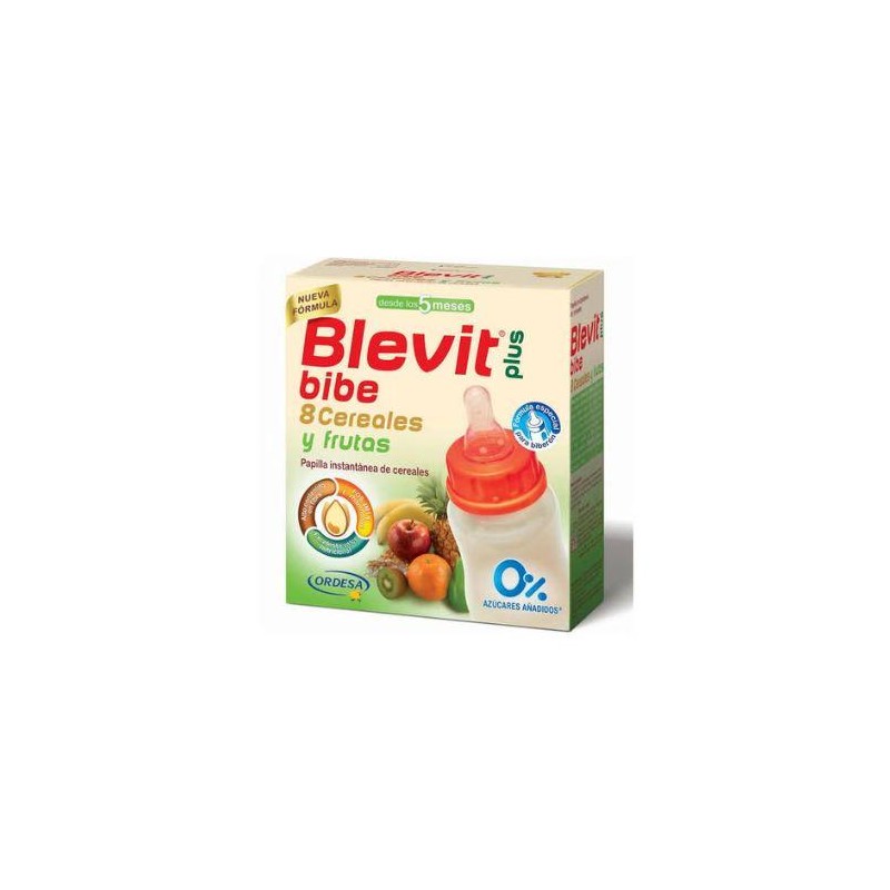 BLEVIT PLUS BIBE 8 CEREALES Y FRUTAS POLVO 600 G