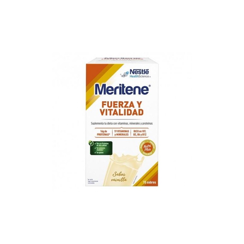 MERITENE 30 G 15 UNIDADES VAINILLA