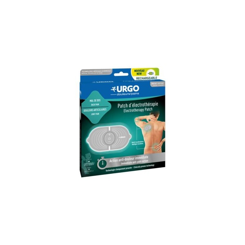 URGO PARCHE ELECTROTERAPIA RECARGABLE 1 PARCHE + 2 RECARGAS