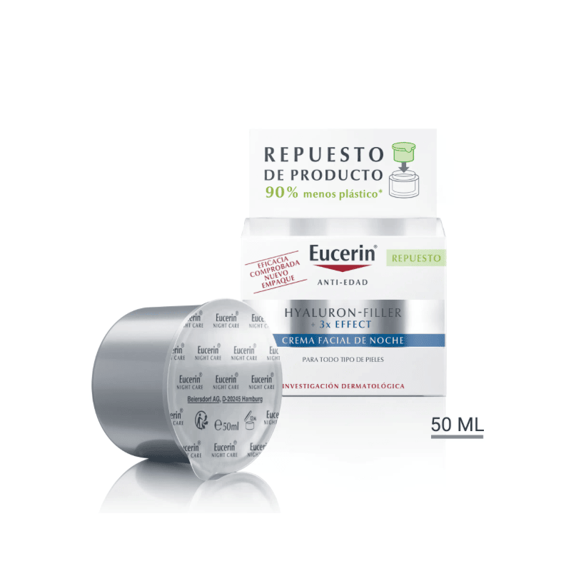 EUCERIN HYALURON FILLER REFILL NOCHE 1 ENVASE 50 ML