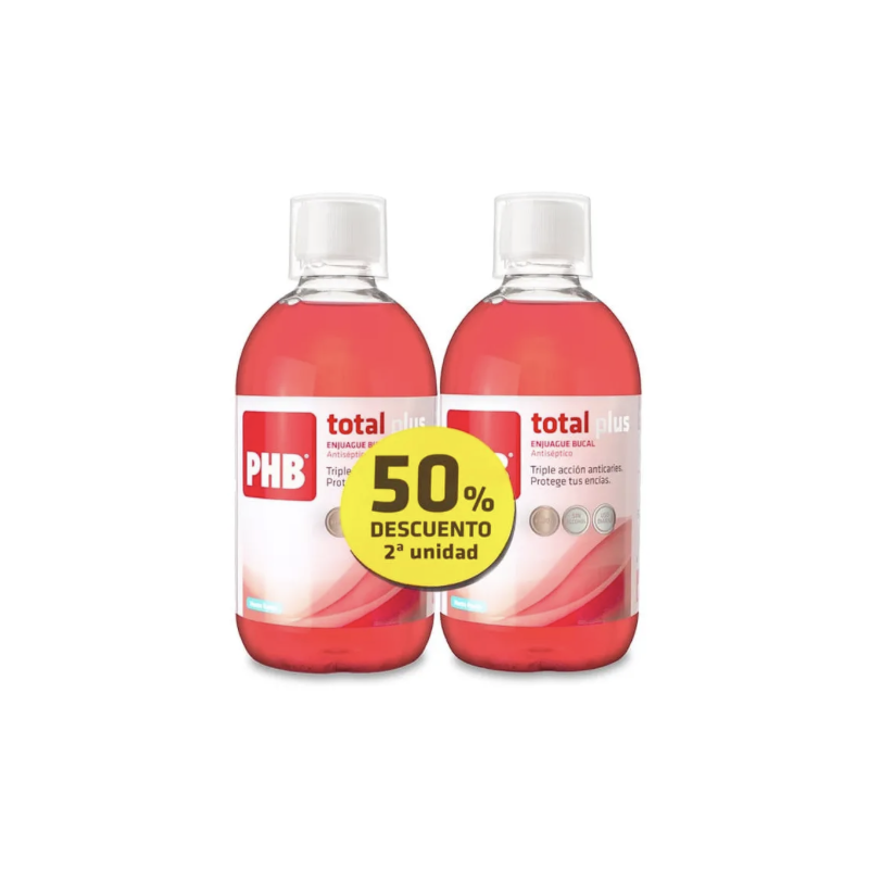 PHB TOTAL PLUS ENJUAGUE DUPLO 500 ML